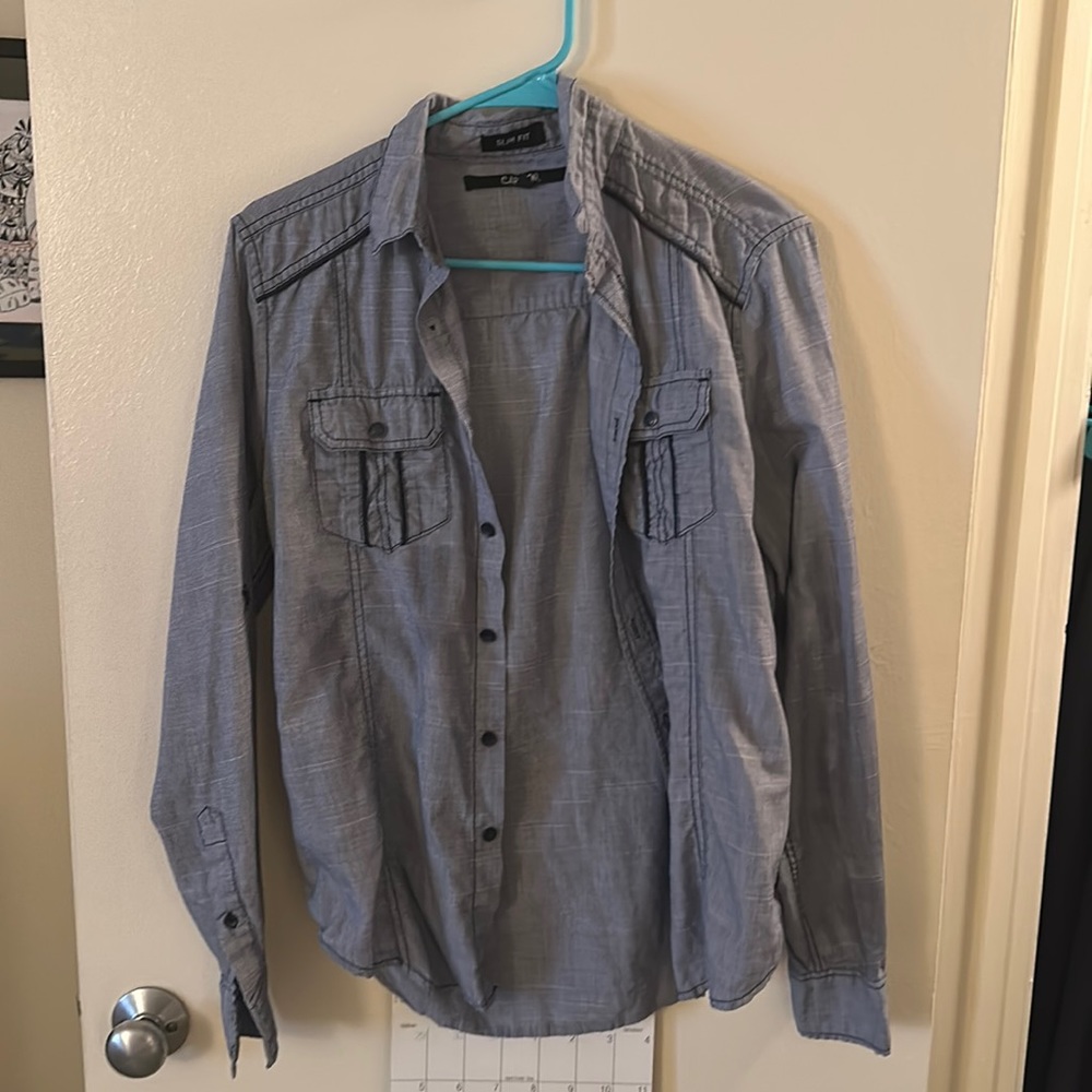 Small lightweight button up